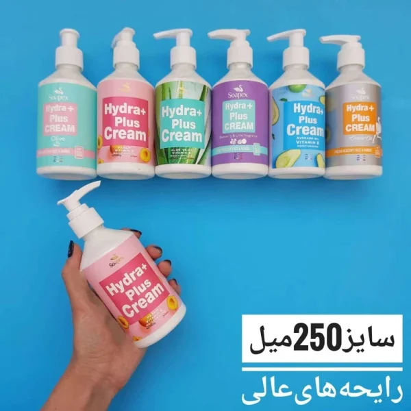 کرم آبرسان پمپی حاوی روغن شترمرغ حجم 250 میل سوپکس - تصویر 2