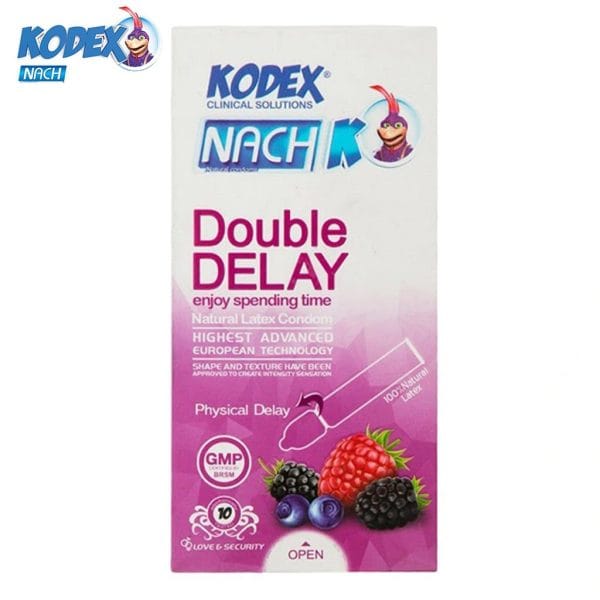 کاندوم تاخیری کدکس مدل Double Delay بسته ۱۰ عددی - تصویر 2
